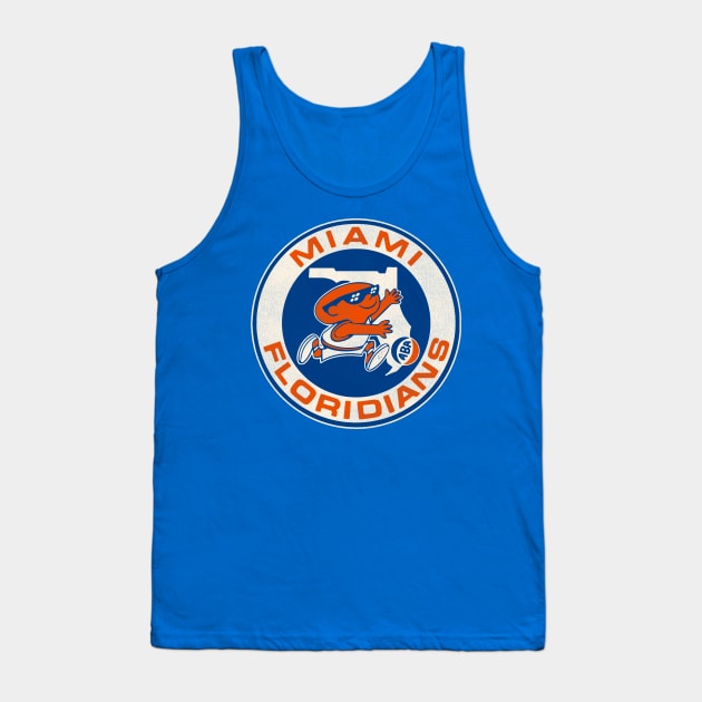 Defunct Miami Floridians Basketball Team Tank Top by Defunctland